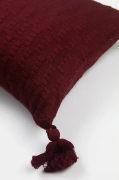 Archive New York Antigua Lumbar Pillow - Burgundy