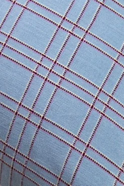 Archive New York Chiapas Plaid Throw Pillow - Light Blue Home Goods