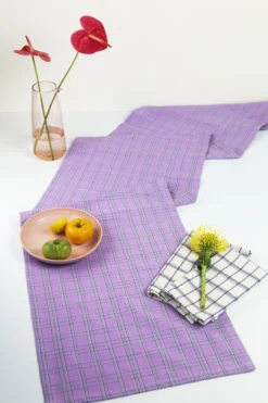 Archive New York Chiapas Plaid Table Runner
