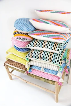 Archive New York Home Goods Comalapa Lumbar Pillow - Sky Blue