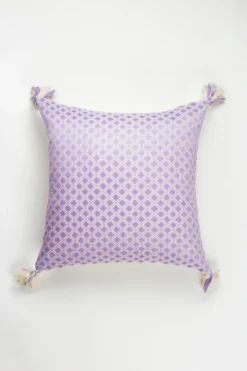 Archive New York Handcrafted Comalapa Throw Pillow - Lilac