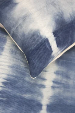 Archive New York Home Goods Indigo Shibori Nubby Lumbar Pillow