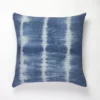 Archive New York Indigo Shibori Nubby Throw Pillow
