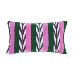 Archive New York Home Goods Palm Ikat Lumbar Pillow