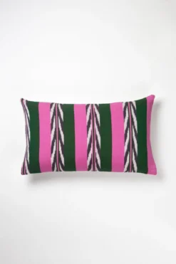 Archive New York Home Goods Palm Ikat Lumbar Pillow