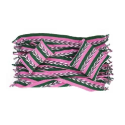 Archive New York Palm Ikat Throw Pillow