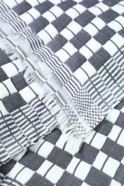 Archive New York Quilted Suzani Throw Blanket - Soft Black + White Home Goods 14 Archive New York Quilted Suzani Throw Blanket - Soft Black + White Home Goods