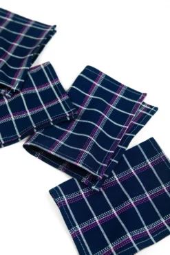 Archive New York San Lucas Plaid Cocktail Napkin Set