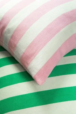 Archive New York Home Goods Santiago Cabana Stripe Throw Pillow - Kelly Green