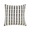 Archive New York Santiago Grid Throw Pillow - Black + White Home Goods