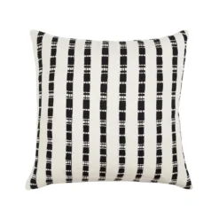 Archive New York Santiago Grid Throw Pillow - Black + White Home Goods