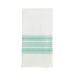 Archive New York White + Mint Kitchen Towel
