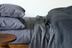 Area Home Anton Percale Duvet Cover - Steel Home Goods