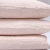 Area Home Camille Linen Duvet Cover - Pink Home Goods