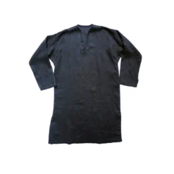 Area Home Long Linen Tunic - Charcoal