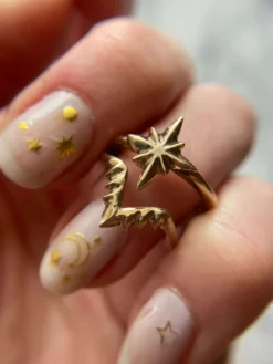 Iron Oxide Aster Stacking Ring Set