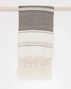 August Sage Rayas Alpaca Throw Blanket