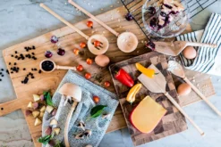 Azizi Life Faye Wooden Pie Server Home Goods