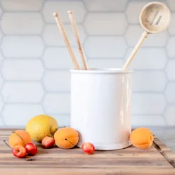 Azizi Life Home Goods Merideth Wooden Slotted Spoon