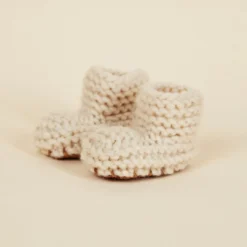 Chilote Best Sellers Baby's Salmon Leather Slippers