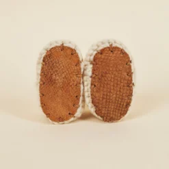Chilote Best Sellers Baby's Salmon Leather Slippers