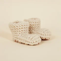 Chilote Best Sellers Baby's Salmon Leather Slippers