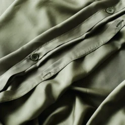 Ettitude Home Goods Bamboo Sateen Duvet Cover - Moss 7 Ettitude Home Goods Bamboo Sateen Duvet Cover - Moss