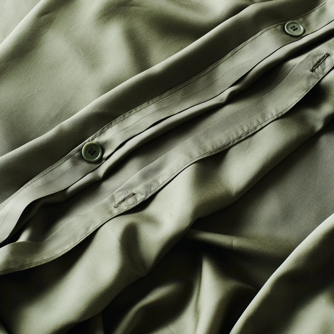 Ettitude Home Goods Bamboo Sateen Duvet Cover - Moss 5 Ettitude Home Goods Bamboo Sateen Duvet Cover - Moss