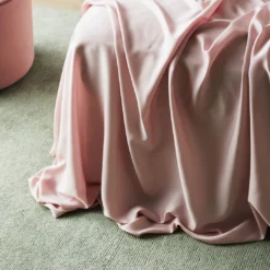 Ettitude Bamboo Sateen Flat Sheet - Rose Sustainable Materials