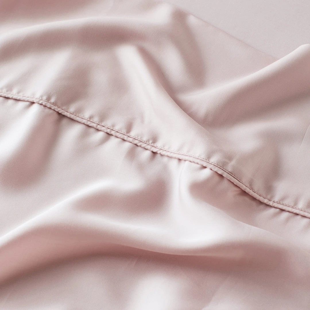 Ettitude Bamboo Sateen Flat Sheet - Rose Sustainable Materials 5 Ettitude Bamboo Sateen Flat Sheet - Rose Sustainable Materials