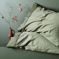 Ettitude Best Sellers Bamboo Sateen Pillowcase Set - Moss