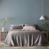 Ettitude Bamboo Sateen Plus Duvet Cover - Fog