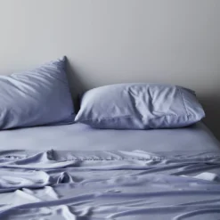 Ettitude Home Goods Bamboo Sateen Sheet Set - Sky 8 Ettitude Home Goods Bamboo Sateen Sheet Set - Sky