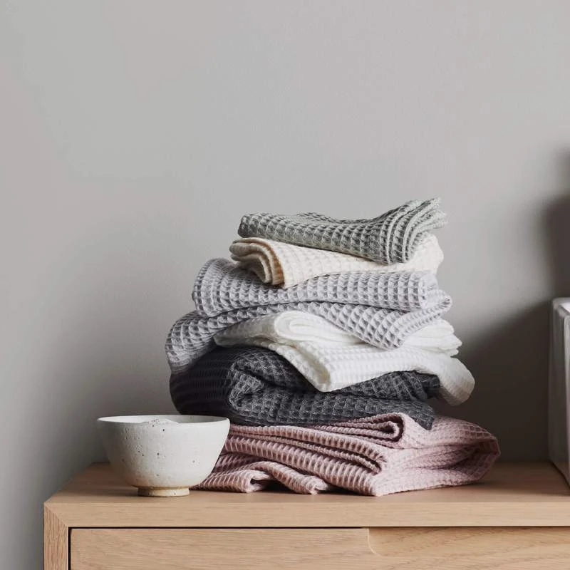 Ettitude Bamboo Waffle Towel Sets 4 Ettitude Bamboo Waffle Towel Sets