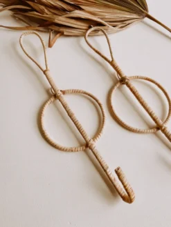 Village Thrive Banyak Rattan Wall Hook Set Home Goods 13 Village Thrive Banyak Rattan Wall Hook Set Home Goods