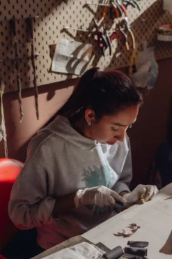 CÂPÂ Jewelry Barracuda Recycled Brooch