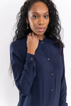 Tonlé Bayon Upcycled Button Up Tunic