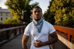 Jenni Earle Be Brave Bandana - River Blue