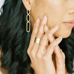 Sara Patino Jewelry Be Light Recycled Gold Stacking Ring 18 Sara Patino Jewelry Be Light Recycled Gold Stacking Ring