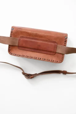 Purse & Clutch Leather Belt Bag - Russet Brown 21 Purse & Clutch Leather Belt Bag - Russet Brown