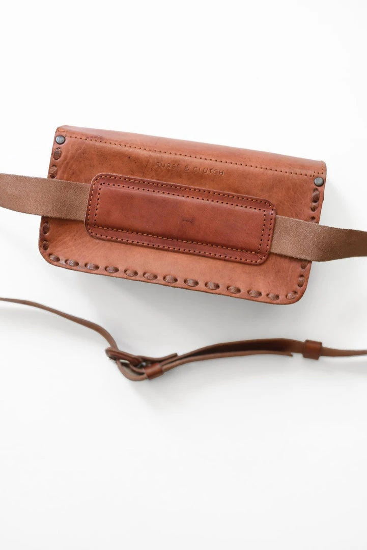 Purse & Clutch Leather Belt Bag - Russet Brown 11 Purse & Clutch Leather Belt Bag - Russet Brown
