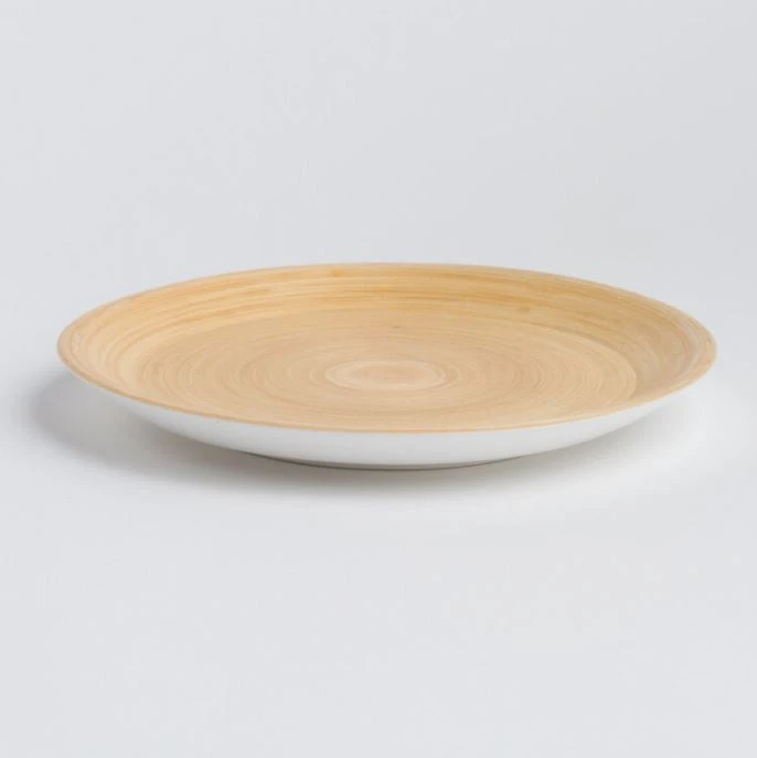 Bibol Handcrafted Bang Bamboo Plate - Blanc 3 Bibol Handcrafted Bang Bamboo Plate - Blanc