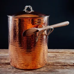 Sertodo Copper Home Goods Big, Beautiful Recycled Copper Stock Pot