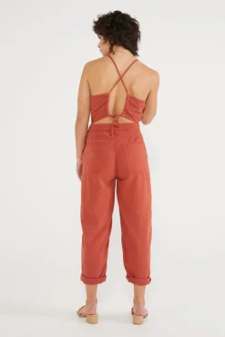 ÉTICA New Arrivals Birdie Halter Jumpsuit - Bossa Nova