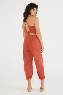 ÉTICA New Arrivals Birdie Halter Jumpsuit - Bossa Nova