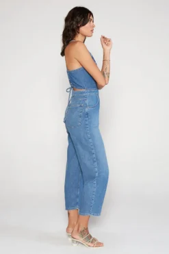 ÉTICA New Arrivals Birdie Halter Jumpsuit - River Rock 9 ÉTICA New Arrivals Birdie Halter Jumpsuit - River Rock