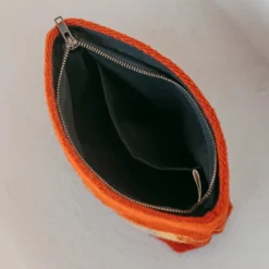 MZ Fair Trade Accessories Blood Moon Wool Clutch Bag