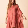 Symbology Blooming Floral One Shoulder Dress In Coral + Gold Best Sellers