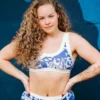 Thunderpants USA Blue Bloem Bralette Fair Trade 2 Thunderpants USA Blue Bloem Bralette Fair Trade