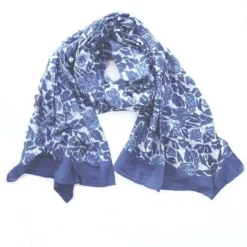 Ichcha Accessories Blue Garden Yan Scarf